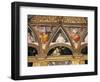Chapter House Decoration Depicting Carthusian Monks and Virtues-Belisario Corenzio-Framed Giclee Print