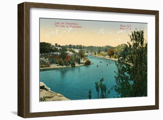 Chapultepec Lake, Mexico City-null-Framed Art Print