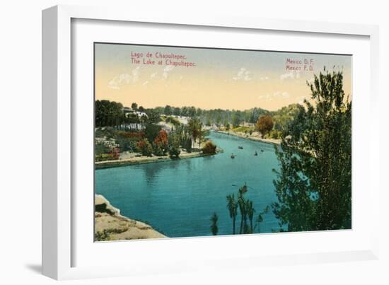 Chapultepec Lake, Mexico City-null-Framed Art Print