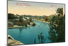 Chapultepec Lake, Mexico City-null-Mounted Premium Giclee Print