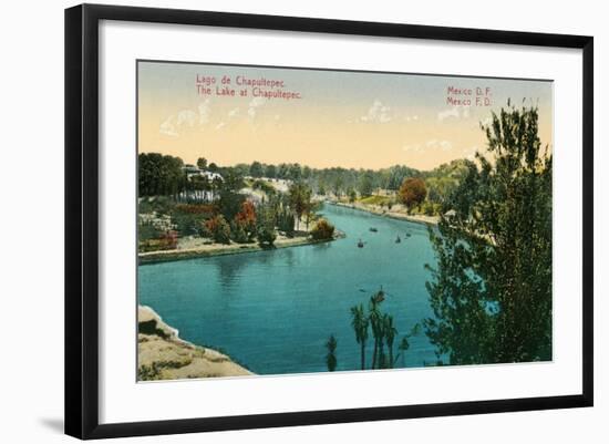 Chapultepec Lake, Mexico City-null-Framed Art Print