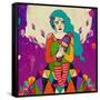 Char-Diela Maharanie-Framed Stretched Canvas