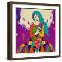 Char-Diela Maharanie-Framed Art Print