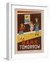 Character Culture Citizenship Guides Original Poster, Bank Tomorrow-null-Framed Giclee Print