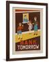 Character Culture Citizenship Guides Original Poster, Bank Tomorrow-null-Framed Giclee Print