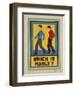 Character Culture Citizenship Guides Original Poster, Which Is Manly?-null-Framed Giclee Print