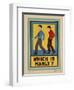 Character Culture Citizenship Guides Original Poster, Which Is Manly?-null-Framed Giclee Print