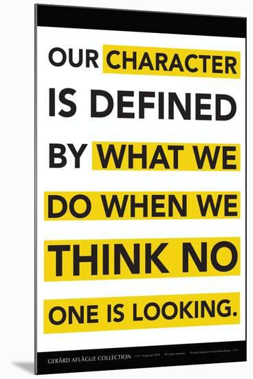 Character Defined-Gerard Aflague Collection-Mounted Poster