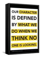 Character Defined-Gerard Aflague Collection-Framed Stretched Canvas