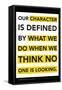 Character Defined-Gerard Aflague Collection-Framed Stretched Canvas