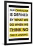 Character Defined-Gerard Aflague Collection-Framed Art Print