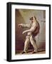 Character from the Commedia Dell'Arte-Claude Gillot-Framed Giclee Print