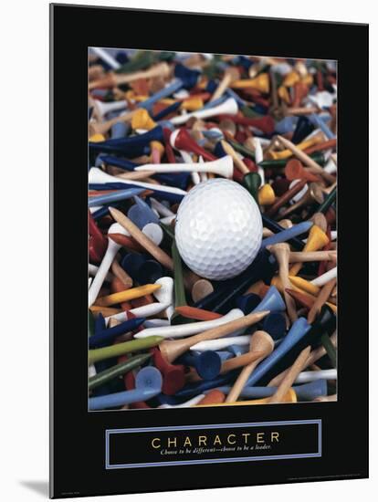 Character - Golf Tees-Unknown Unknown-Mounted Photo