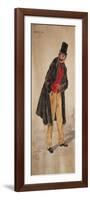 Character of Tecoppa Created by Milanese Actor Edoardo Ferravilla in 1874-Tranquillo Cremona-Framed Giclee Print