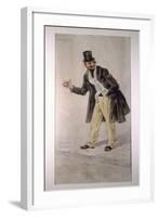 Character of Tecoppacreated by Milanese Actor Edoardo Ferravilla in 1874-Tranquillo Cremona-Framed Giclee Print