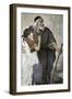 Character of the Bible: an Old Hebrew Man Blind with His Daughter Who Can Represent Tobit or the Mi-null-Framed Giclee Print