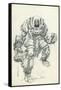 Character Pencils-Walter Simonson-Framed Stretched Canvas