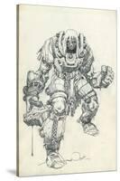 Character Pencils-Walter Simonson-Stretched Canvas