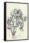 Character Pencils-Walter Simonson-Framed Stretched Canvas