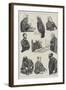 Character Sketches in the Law Courts-null-Framed Giclee Print