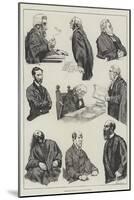 Character Sketches in the Law Courts-null-Mounted Giclee Print