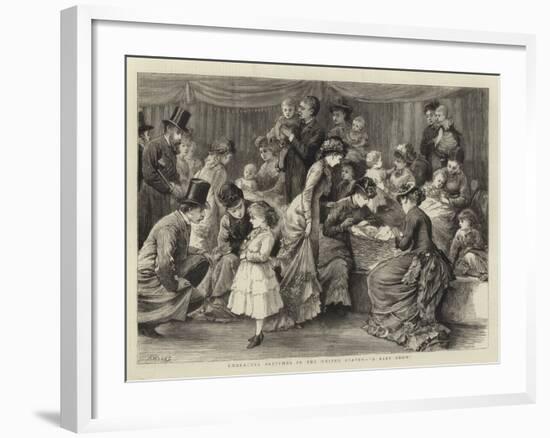 Character Sketches in the United States, A Baby Show-Henry Woods-Framed Giclee Print