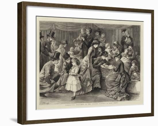 Character Sketches in the United States, A Baby Show-Henry Woods-Framed Giclee Print