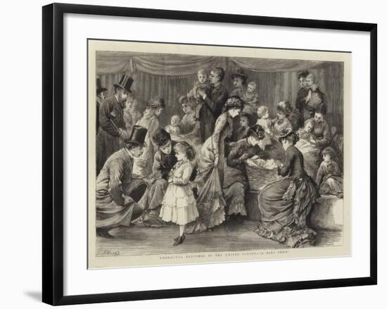 Character Sketches in the United States, A Baby Show-Henry Woods-Framed Giclee Print