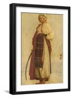Character Symbolising Turkey (Oil on Canvas)-Jean Leon Gerome-Framed Giclee Print