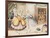 Characters from 'Cosi Fan Tutte' by Mozart, 1840-Johann Peter Lyser-Framed Giclee Print