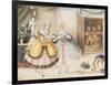 Characters from 'Cosi Fan Tutte' by Mozart, 1840-Johann Peter Lyser-Framed Giclee Print