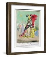 Characters in High Life, Published by Hannah Humphrey in 1795-James Gillray-Framed Giclee Print