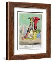 Characters in High Life, Published by Hannah Humphrey in 1795-James Gillray-Framed Giclee Print