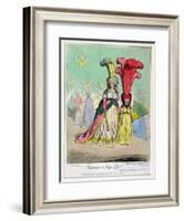 Characters in High Life, Published by Hannah Humphrey in 1795-James Gillray-Framed Giclee Print