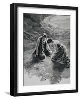 Characters of Mila and Aligi in Act II of Daughter of Jorio-Gabriele D'Annunzio-Framed Giclee Print