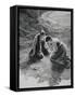 Characters of Mila and Aligi in Act II of Daughter of Jorio-Gabriele D'Annunzio-Framed Stretched Canvas