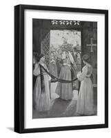 Characters of Ornella and Favetta in Act I from Daughter of Jorio-Gabriele D'Annunzio-Framed Giclee Print