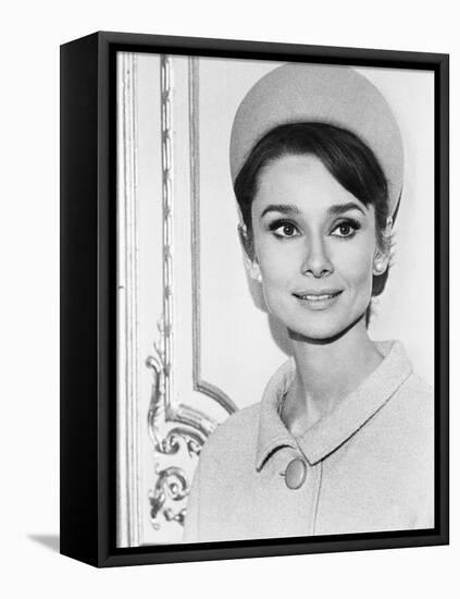 Charade, Audrey Hepburn, 1963-null-Framed Stretched Canvas