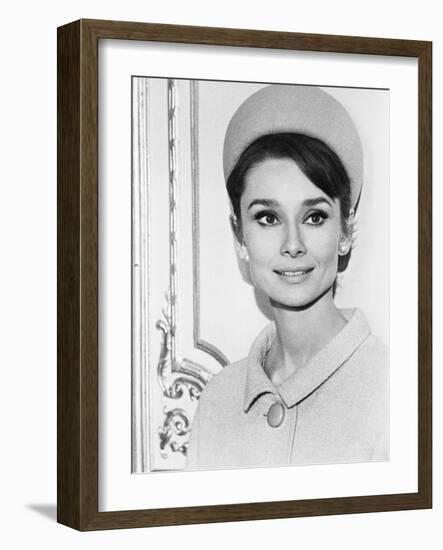 Charade, Audrey Hepburn, 1963-null-Framed Photo