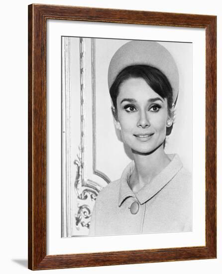 Charade, Audrey Hepburn, 1963-null-Framed Photo