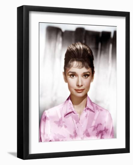 Charade, Audrey Hepburn, 1963-null-Framed Photo