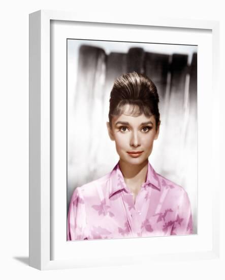 Charade, Audrey Hepburn, 1963-null-Framed Photo