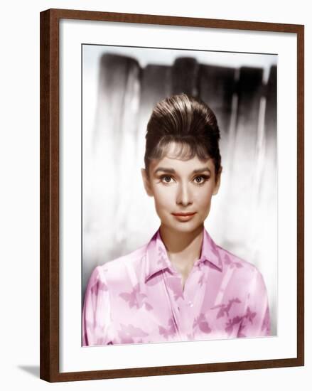 Charade, Audrey Hepburn, 1963-null-Framed Photo