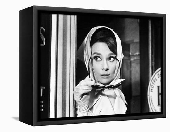Charade, Audrey Hepburn, Directed by Stanley Donen, 1963-null-Framed Stretched Canvas