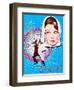 Charade, Cary Grant, Audrey Hepburn, Japanaese Poster Art, 1963-null-Framed Art Print