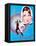 Charade, Cary Grant, Audrey Hepburn, Japanaese Poster Art, 1963-null-Framed Stretched Canvas