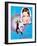 Charade, Cary Grant, Audrey Hepburn, Japanaese Poster Art, 1963-null-Framed Art Print