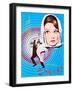 Charade, Cary Grant, Audrey Hepburn, Japanaese Poster Art, 1963-null-Framed Art Print