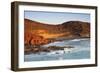 Charco de los Clicos lake at sunset, bay of El Golfo, Lanzarote, Canary Islands, Spain, Atlantic-Markus Lange-Framed Photographic Print