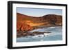 Charco de los Clicos lake at sunset, bay of El Golfo, Lanzarote, Canary Islands, Spain, Atlantic-Markus Lange-Framed Photographic Print